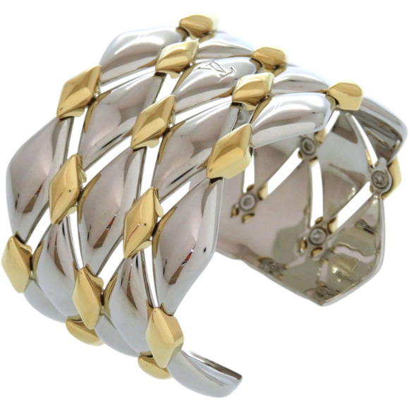 LOUIS VUITTON Gold Charm Bracelet